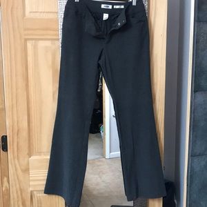 Dark grey trousers
